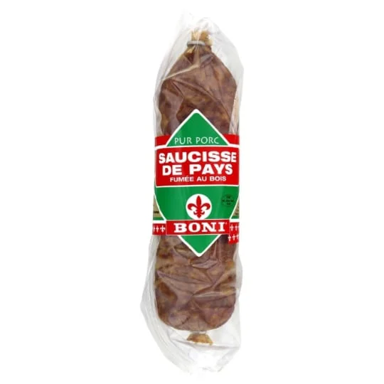 Saucisse pur porc fumée