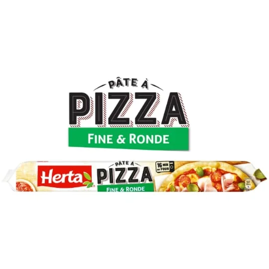 Pâte à pizza fine et ronde