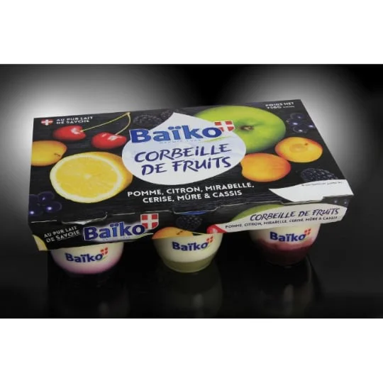 Yaourts assortiment fruits