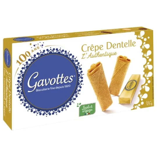 Biscuits crêpe dentelle nature