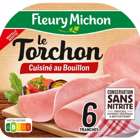 Le Torchon - Jambon cuisiné au bouillon conservation sans nitrite