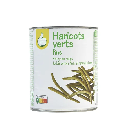 Haricots verts fins