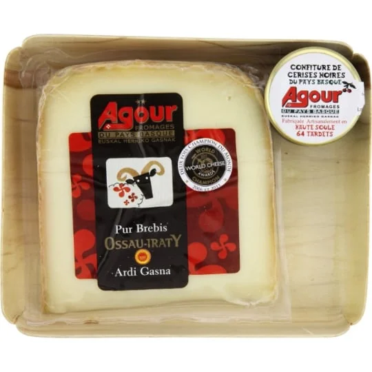 Ossau-Iraty Pur Brebis AOP et Confiture de Cerises Noires du Pays-Basque