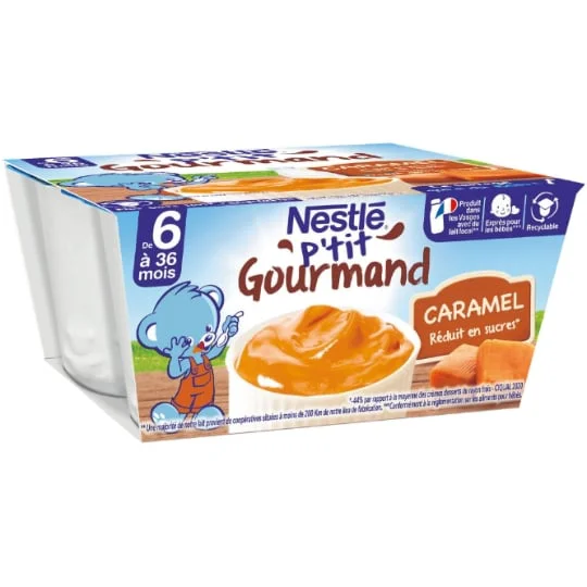 Desserts bébé caramel - dès 6 mois
