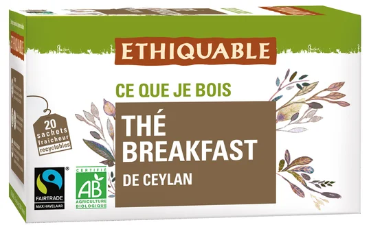 Thé Bio Breakfast - 20 sachets