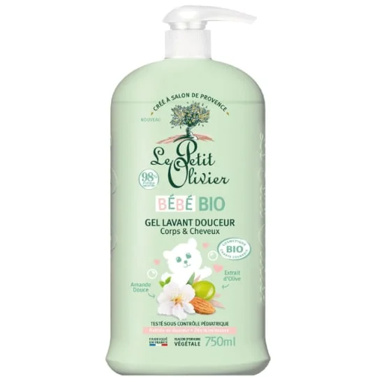 Gel lavant douceur corps et cheveux bébé BIO