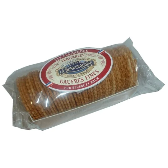 Gaufres fines pur beurre & rhum