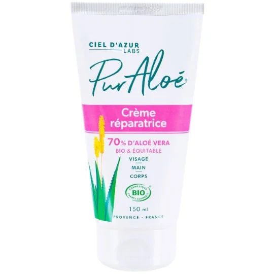 Crème réparatrice l'aloe vera bio