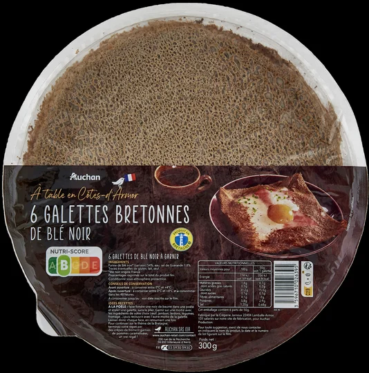 Galettes bretonnes de blé noir
