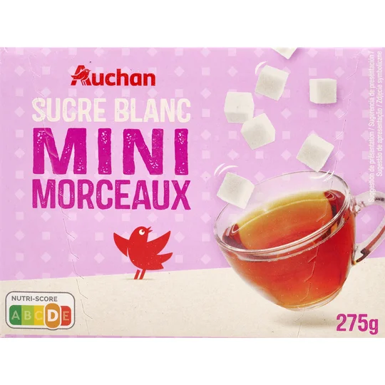 Mini morceaux de sucre blanc