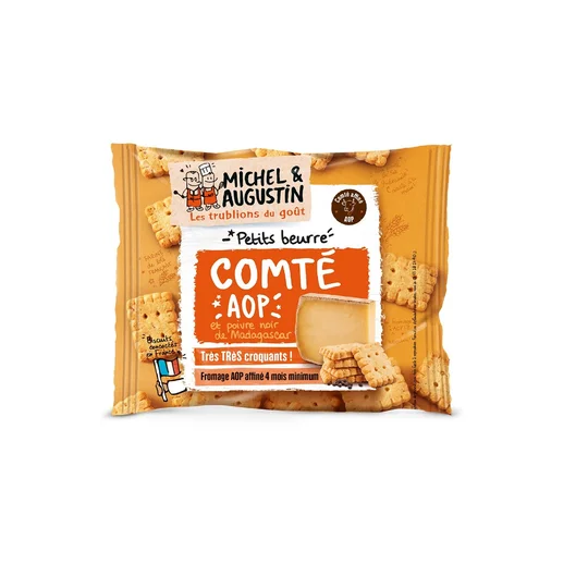 Biscuits apéritifs petits beurre au comté et poivre de Madagascar