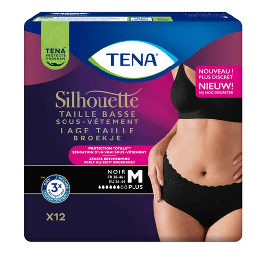 Sous-vêtements Silhouette Plus Taille Basse Noir M