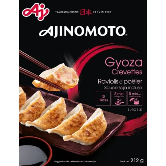 Gyoza crevette sauce soja