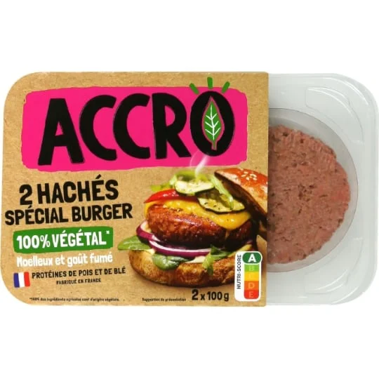 Hachés spécial Burger 100% végétal
