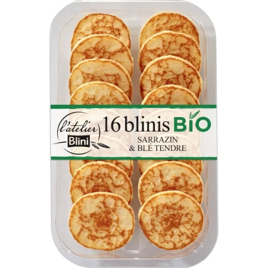 Blinis sarrasin et blé tendre bio