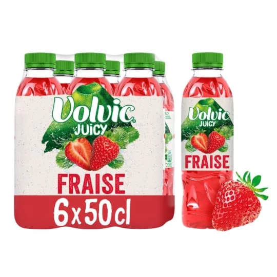 Eau aromatisée fraise