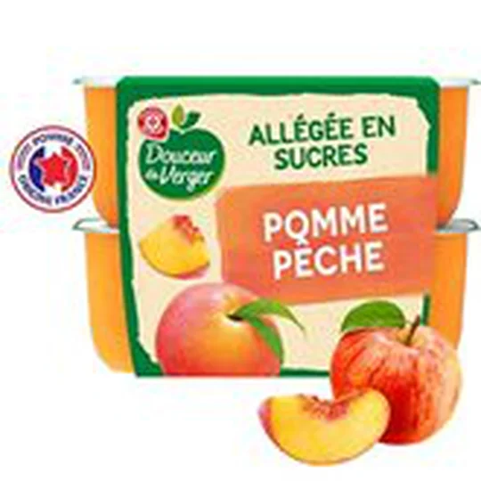 Compote pomme pêche