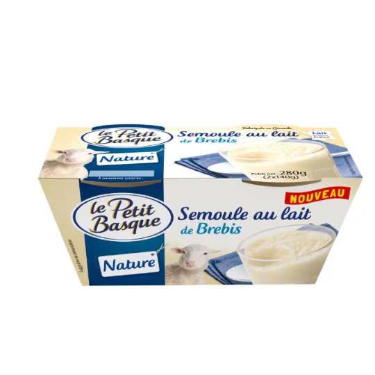 Semoule au lait brebis nature