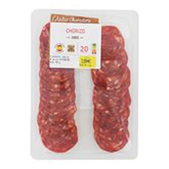 Chorizo doux tranché