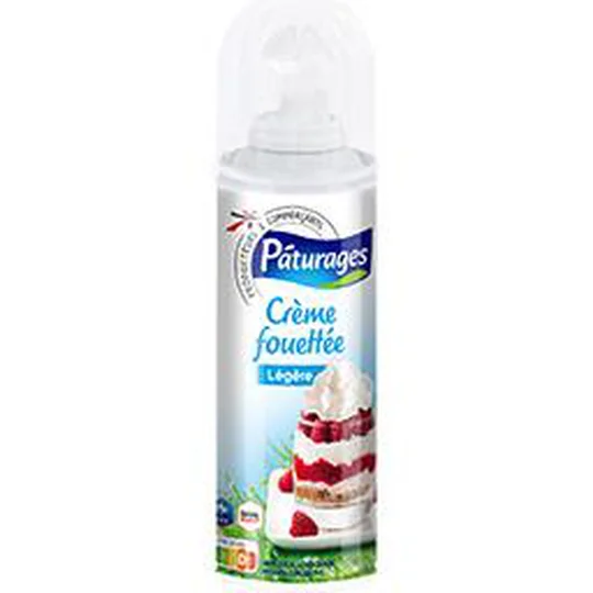 Crème fouettée légère