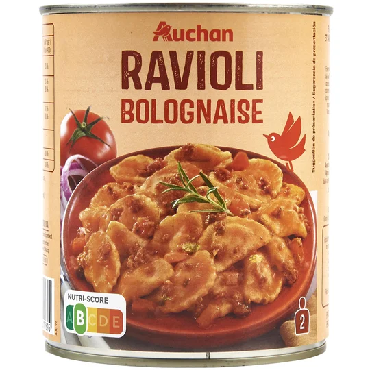 Ravioli à la bolognaise