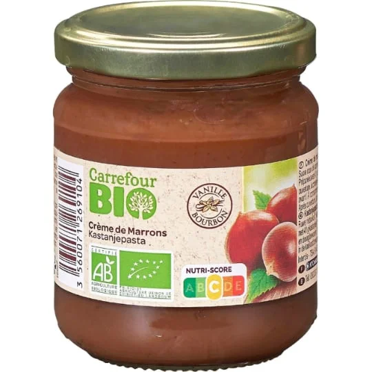 Crème de marrons bio