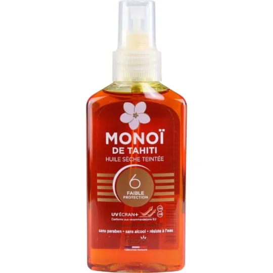 Huile sèche teintée Monoï FPS 6