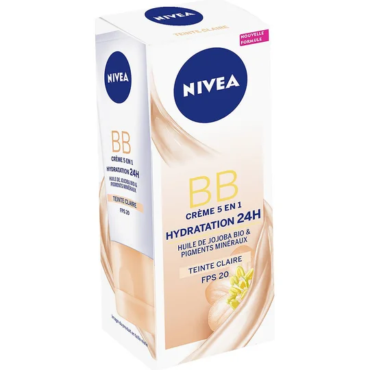 Crème teintée 6en1 SPF10 BB Crème Hydratante Clair