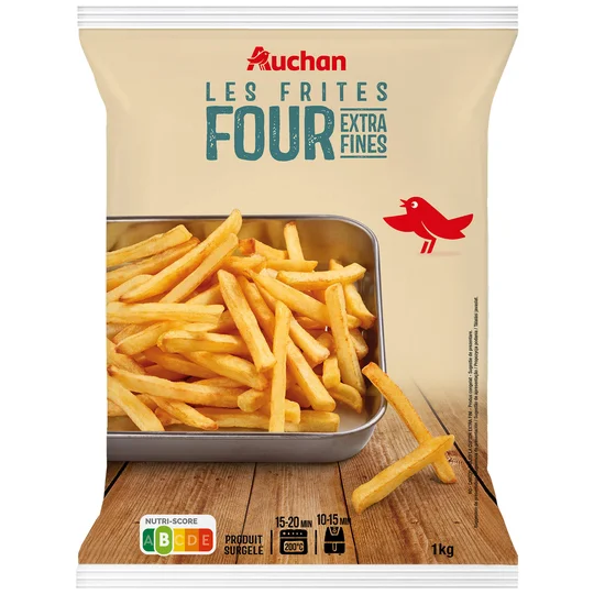 Frites au four extra fines
