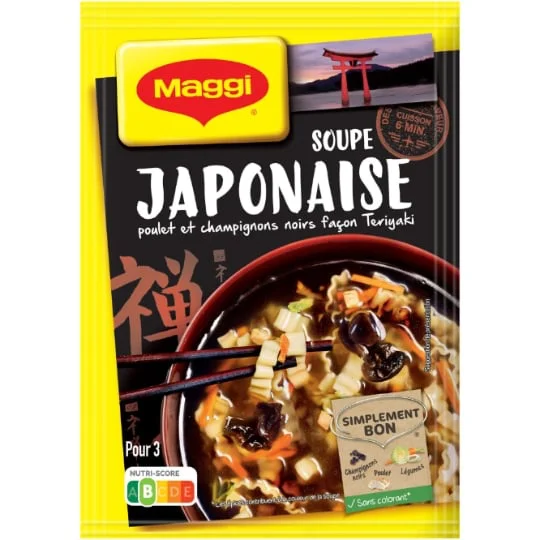 Soupe déshydratée Japonaise