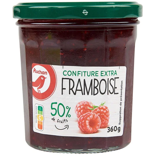 Confiture extra de framboises