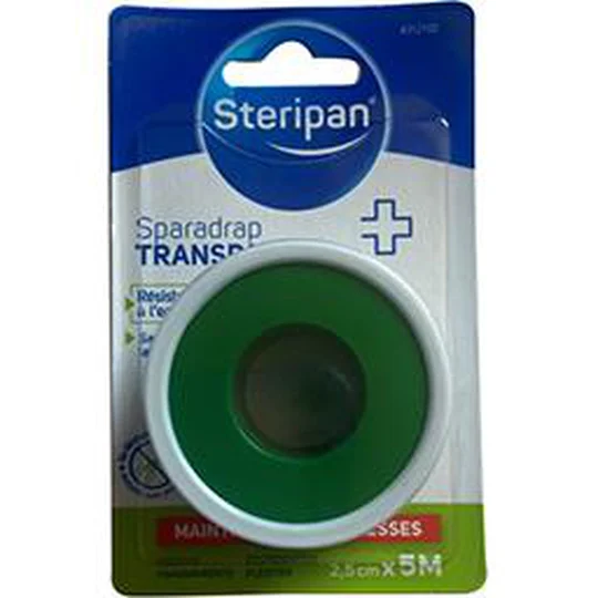 Sparadrap transparent 5mx2.5cm