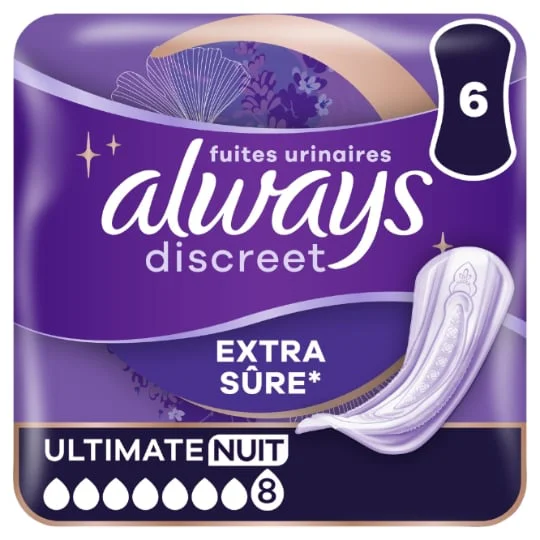 Serviettes Hygiénique Extra Sûre Ultimate Nuit