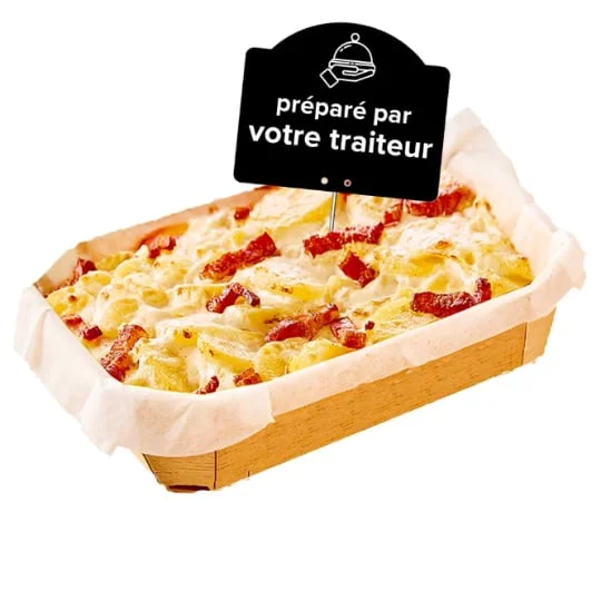 Plat cuisiné gratin raclette