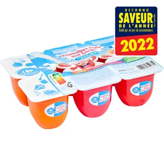 Fromage frais aux fruits