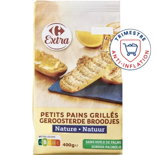 Pains grillés nature