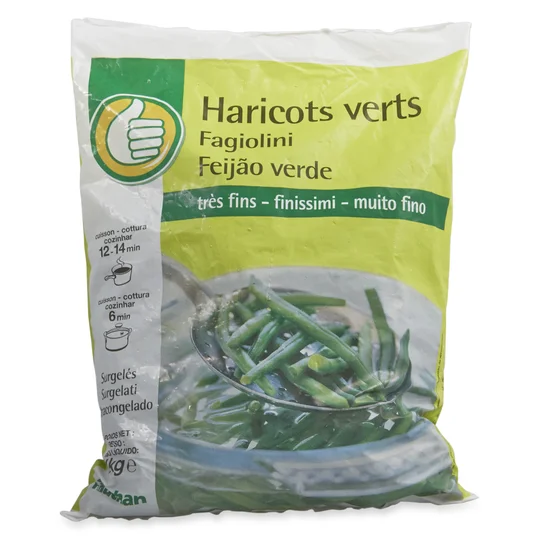 Haricots verts trés fins
