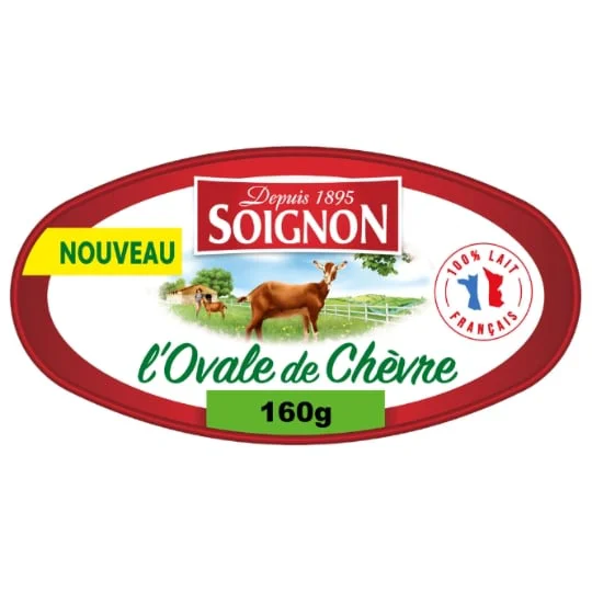 Fromage de chèvre doux et fondant l'ovale