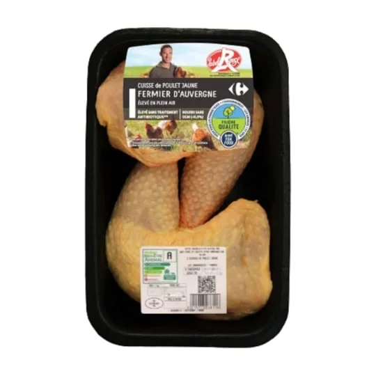 Cuisse de poulet jaune fermier