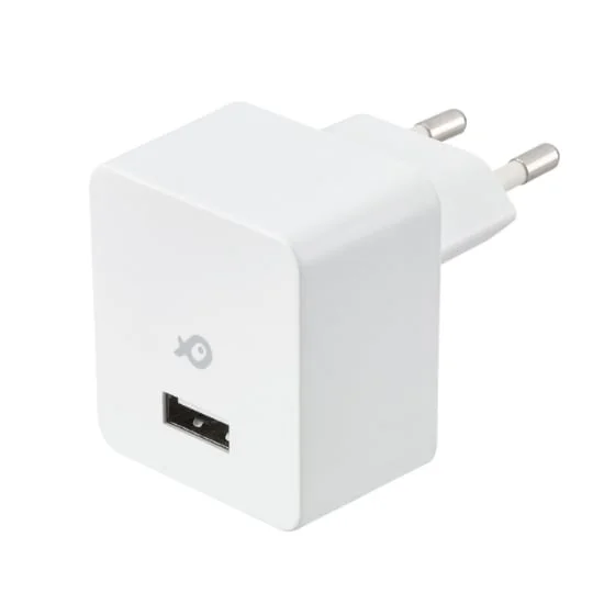 Chargeur mural usb blanc
