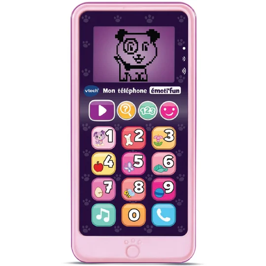 Téléphone Emoti'fun rose