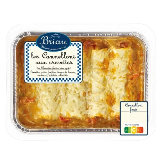 Cannellonis aux crevettes