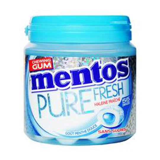 Pure Fresh - Chewing-gum goût menthe douce sans sucres