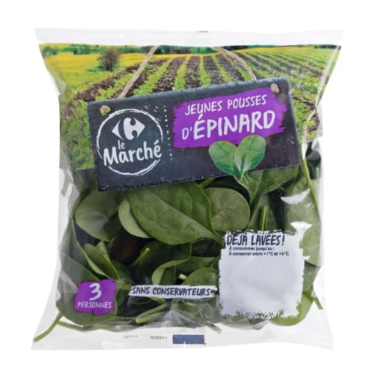 Jeunes pousses d'épinard