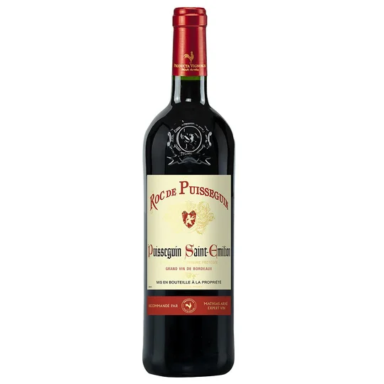 Vin rouge AOP Puisseguin Saint-Emilion Grand Roc