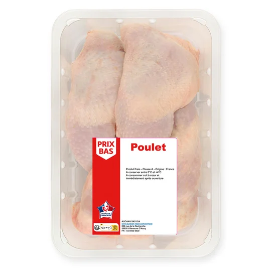 Cuisses de poulet blanc