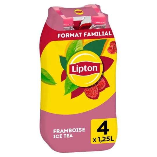 Boisson au thé saveur framboise