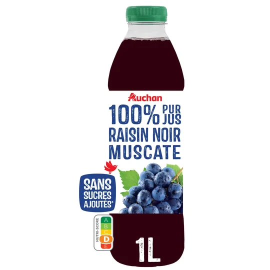 Pur jus de raisin noir muscat