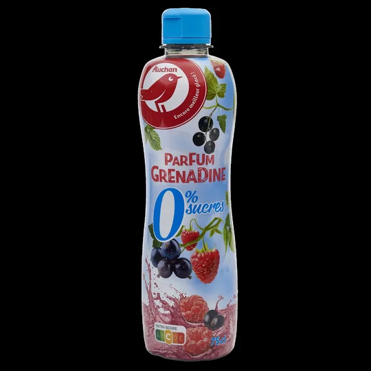 Sirop de grenadine 0% de sucre