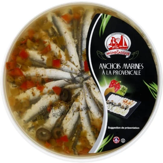 Anchois marinés à la provençale